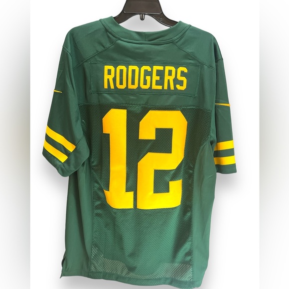 Aaron Rodgers #12 STITCHED Packers On-Field Alternate NFL Jersey  NWT - Picture 5 of 15